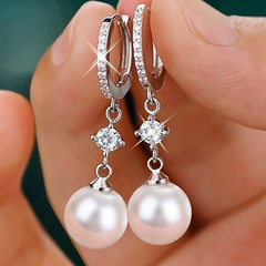💎 Encante-se com a Beleza Natural: Brincos de Pérola Genuína de Água Doce – Sofisticação que Nunca Sai de Moda!