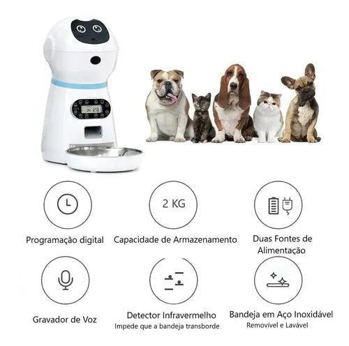 Comedouro Automático para Cachorro e Gato - univershope