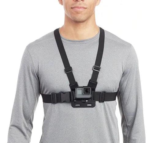 Suporte De Peito / Peitoral Para Gopro E Câmeras Similares - univershope