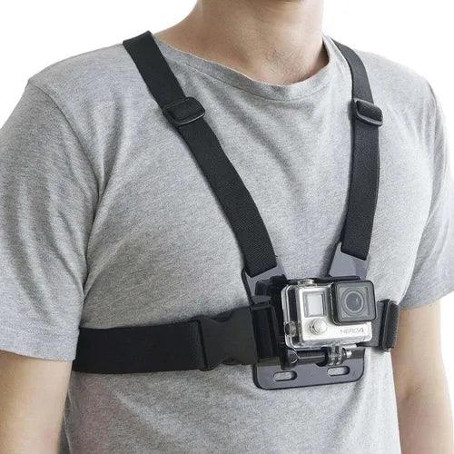 Suporte De Peito / Peitoral Para Gopro E Câmeras Similares - univershope
