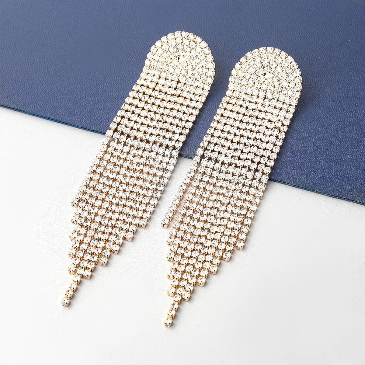 Brinco Strass Elegancie - Univershope