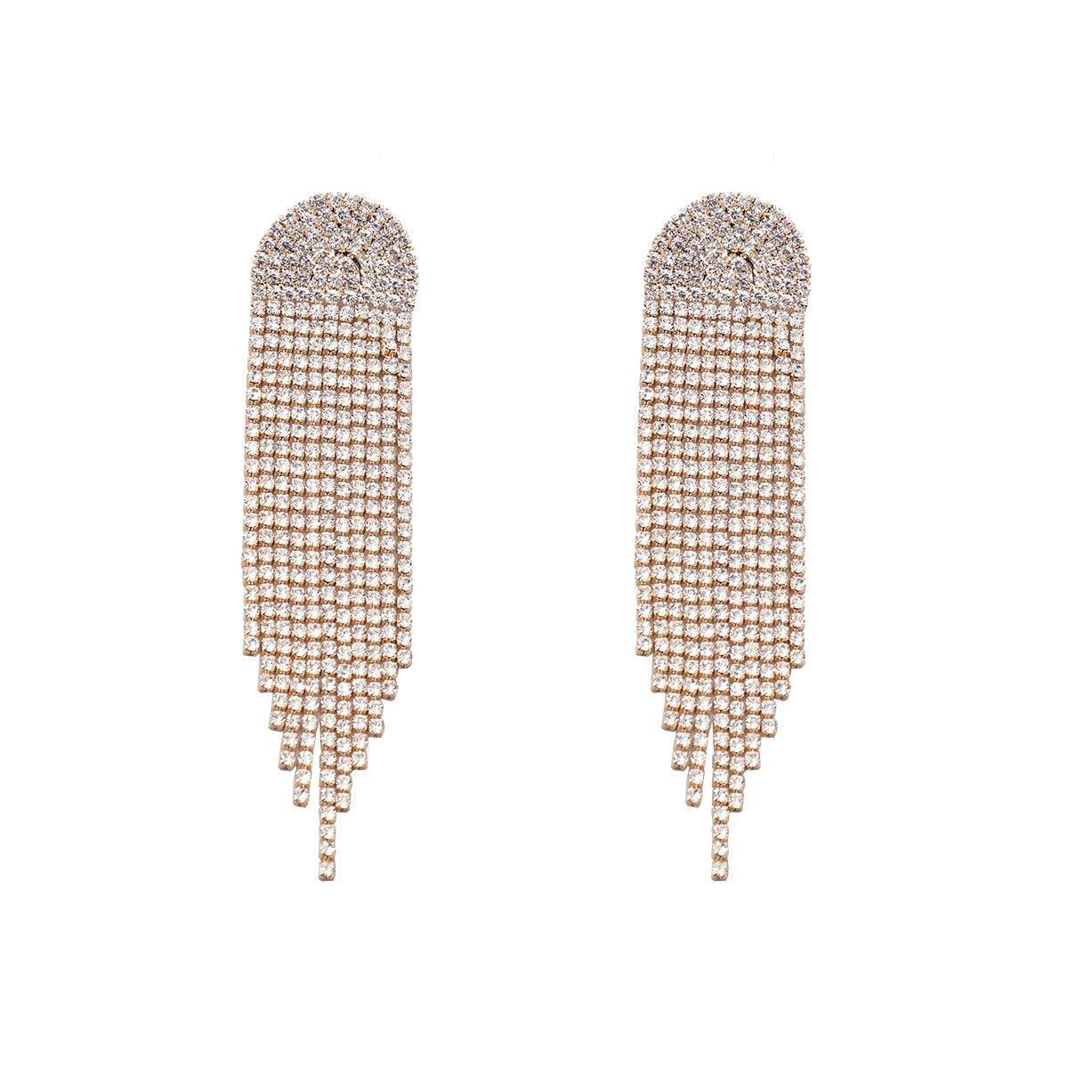 Brinco Strass Elegancie - Univershope